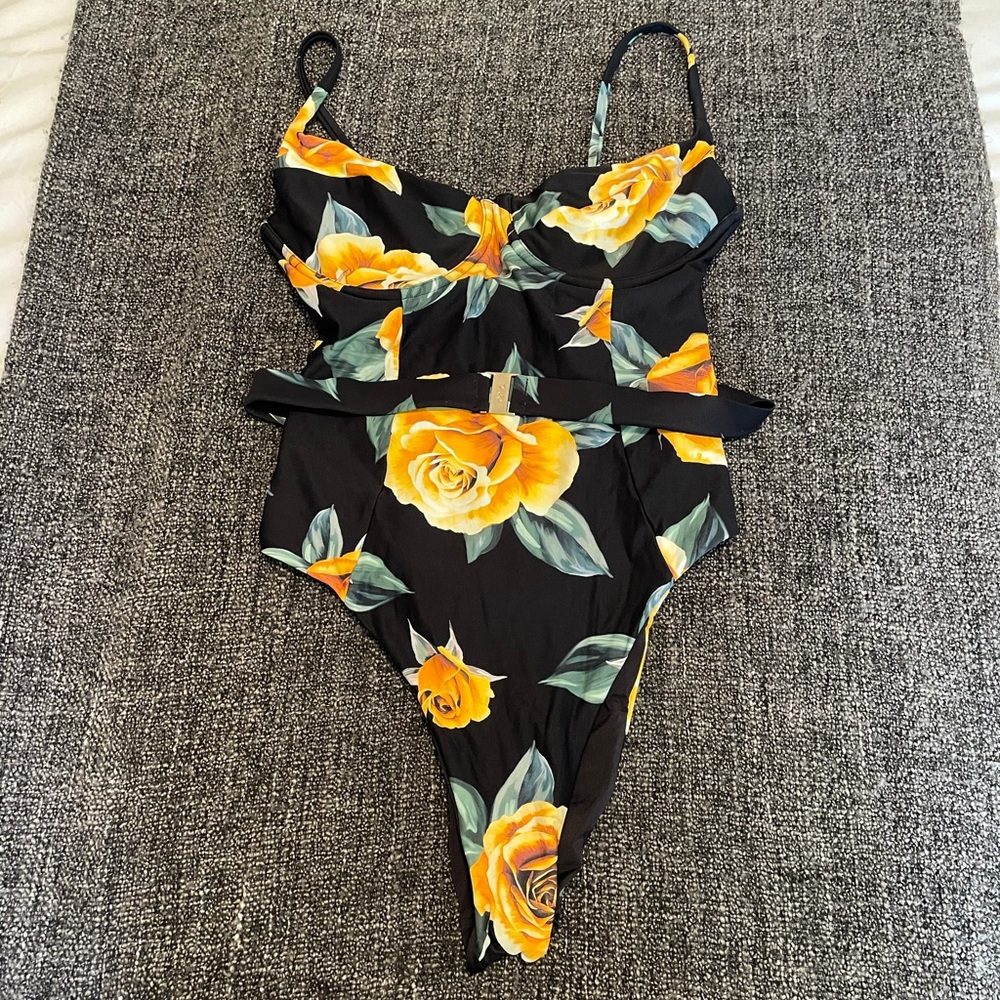 Onia Danielle Floral One Piece Swimsuit